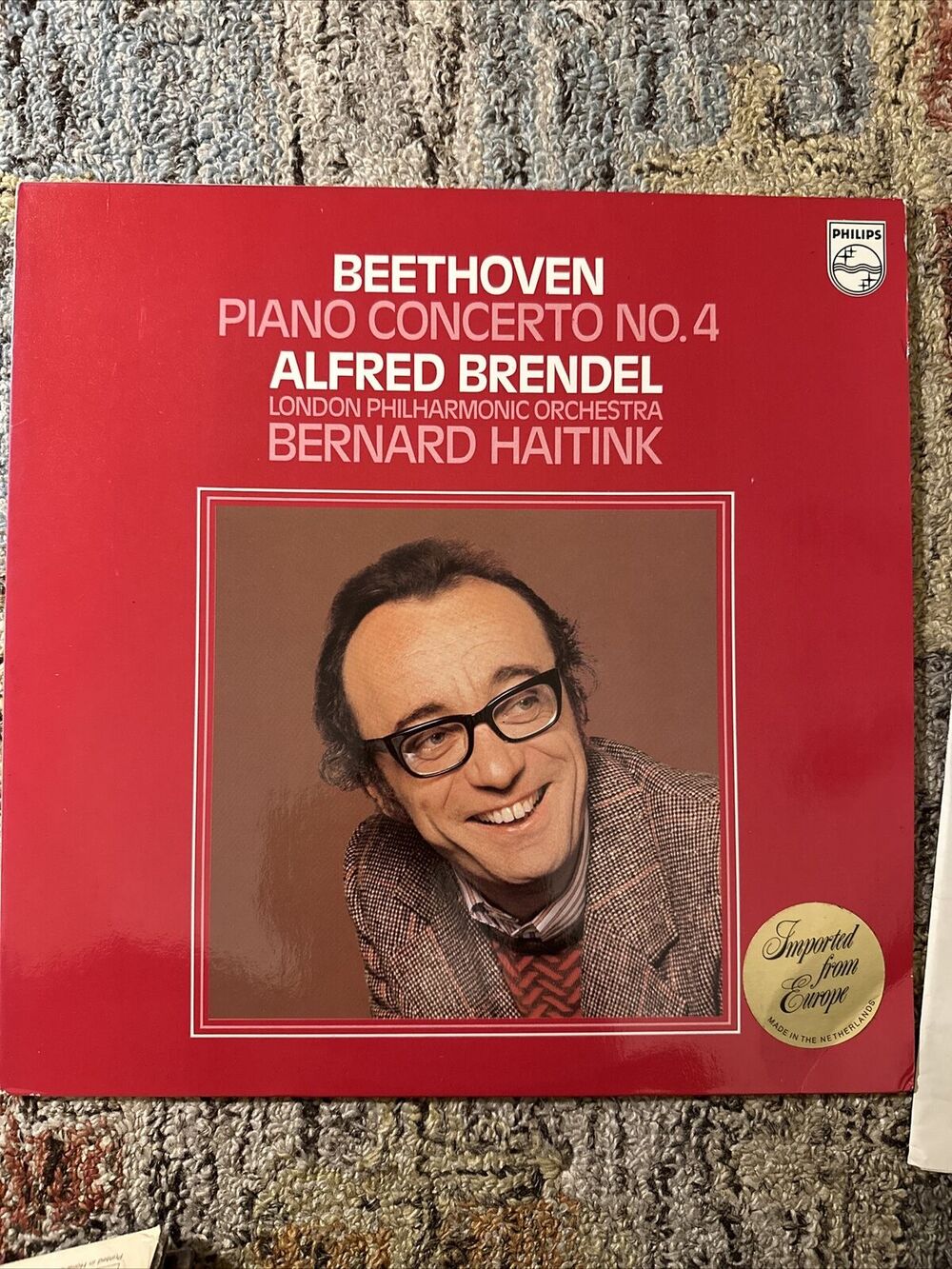Alfred Brendel Philips 9500 254 Beethoven Piano Concerto No. 4  Haitink 1976